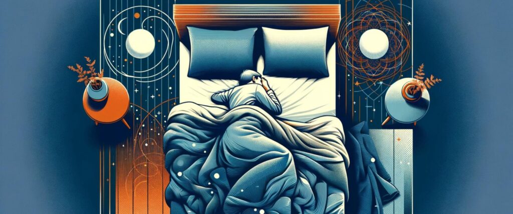 Schlafender Mensch im Bett für den Blogpost Warum wir schlafen müssen für eine bessere Gesundheit und mehr Leistung im Personal Training, CrossFit und Fitness zu haben