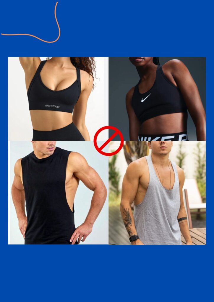 the wrong gym clothing can decrease popularity